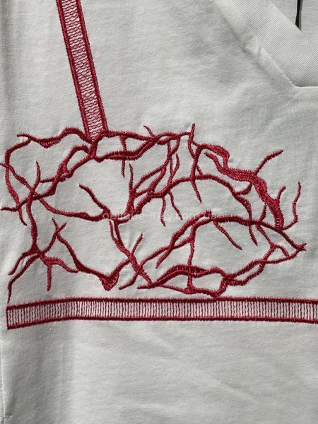 Футболка TS11141 OBLIQUE Creations Бело-красный фото